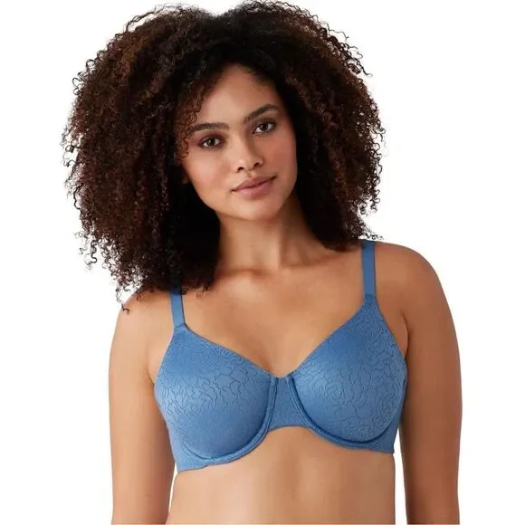 Wacoal NWT Women's Inside Job Underwire Bra Coronet Blue 36C